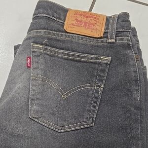 Levi's Dark Gray Superlow Stretch Jeans
